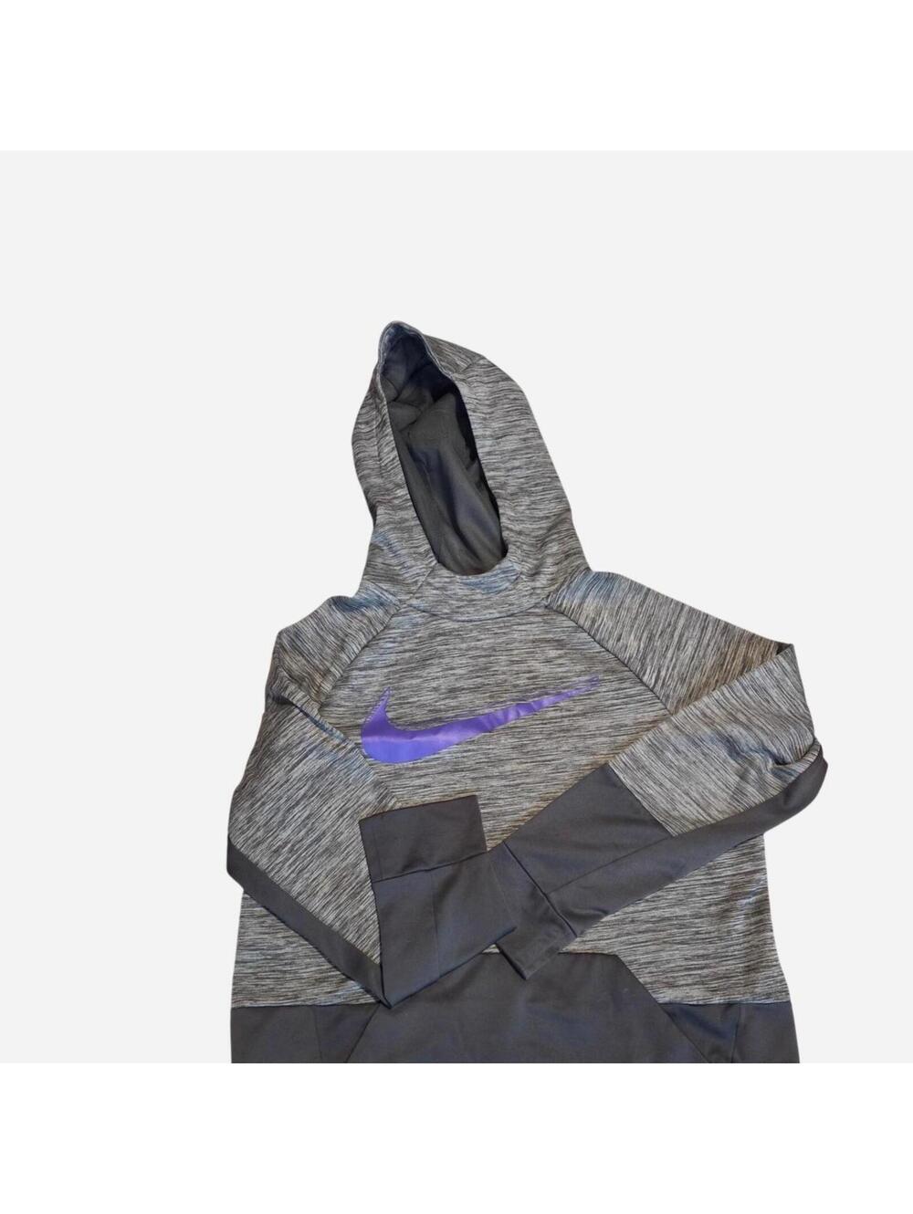 Nike Kid's Grey and Multi Hoody
